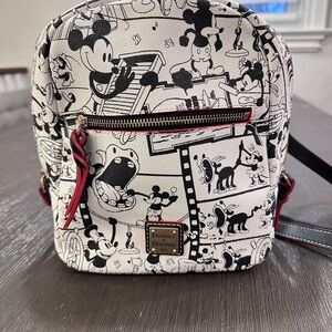 Disney Dooney & Bourke Cartoon Steamboat Willy Backpack Purse